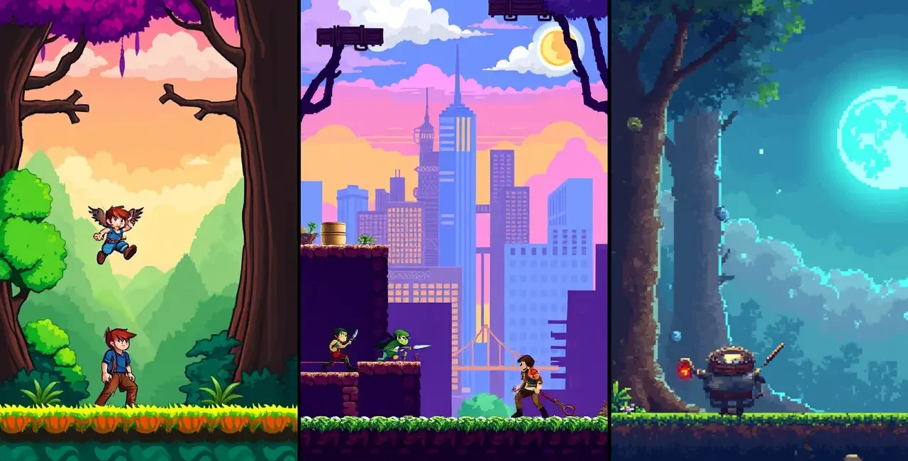 pixel art games for beginners