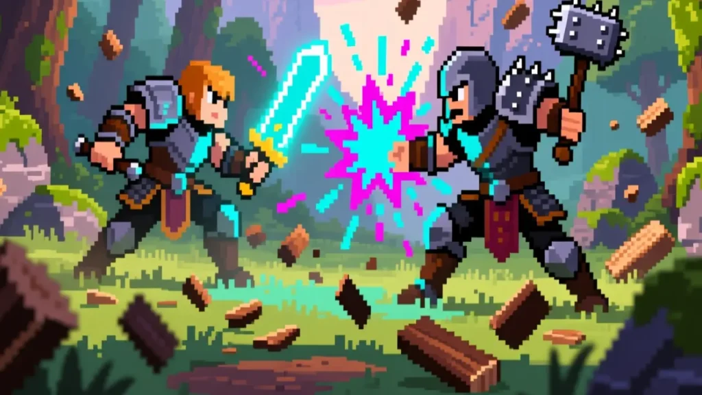 pixel art games for beginners